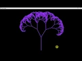 Fractal Animation Binary Tree Java