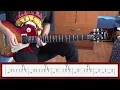 Guns N' Roses You Could Be Mine IZZY STRADLIN ONLY with tabs | Rhythm guitar