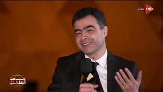 المايسترو هشام نزيه ضيف منى الشاذلي من احتفالية المتحف المصري الكبير 