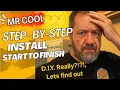 Mr Cool Mini Split DIY Step by Step Install Start to Finish