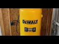 Dewalt air compressor wiring The way I did it Read the description below