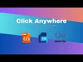 How to make animated click effect using CSS JavaScript