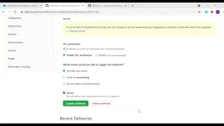 Salesforce - GitHub Integration using Webhook