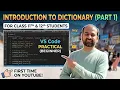 Introduction to dictionary part 1