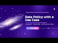 Data Policy with a Use Case Custom application development ServiceNow application Developer