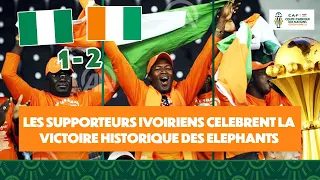 LES IVOIRIENS CELEBRENT LA VICTOIRE HISTORIQUE DES ÉLÉPHANTS