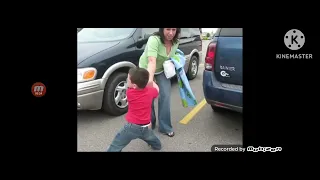 Geico commercial tantrum in the parking lot