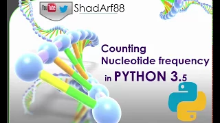 Python Bioinformatics How to count nucleotides in DNA sequences