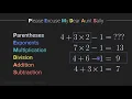 Order of operations in arithmetic using Python