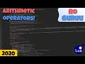 Roblox Scripting Arithmetic Operators Learn Lua Part 2