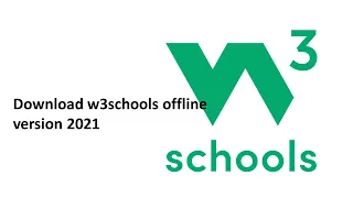 Download w3schools offline version 2021 telecharger w3schools