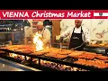VIENNA Christmas Markets | Austrian Street Food, Sausages \u0026 Mulled Wine