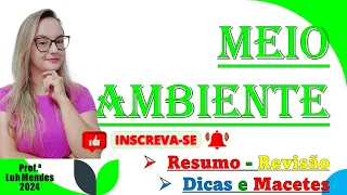 MEIO Ambiente E Cidadania REVISÃO 2024 aula completa #detran #dicas #ctb #cnh #revisao #macetes #my