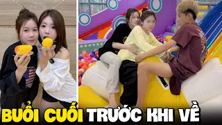 Đưa Huyền Và Bảo Đi Chơi Buổi Cuối Trước Khi Về Quê 