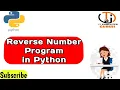 Reverse program in python Python Reverse number program 3 Digit Reverse number program in python