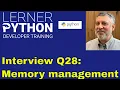 Python interview question Memory management in Python