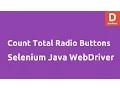 Total number of Radio buttons Selenium Java