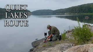 6 Days on the Quiet Lakes Wilderness Route 80 km by Canoe in Quetico