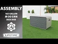 Lifetime 165 Gallon Modern Deck Box Lifetime Assembly