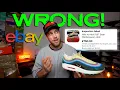 EBAY SNEAKER AUTHENTICATION WRONG Authentic sneakers FAILED INSPECTION