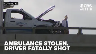Trooper fatally shoots driver of stolen Fort Worth ambulance after I-35 chase