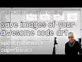 Save images of your code art and use SWITCH statements - tutorial openFrameworks superBasics e09