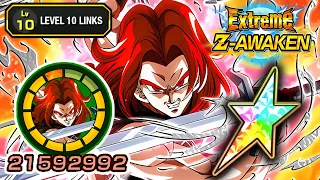100 EZA TEQ SUPER SAIYAN GOD TRUNKS LEVEL 10 LINKS Dragon Ball Z Dokkan Battle