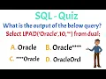 Oracle SQL Quiz - 8 Can you score SQL Multiple Choice Questions