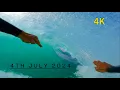 Download Lagu SURFING BALI BAGUS Low Tide (POV 4K)
