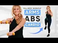 20 Minute Full Body Fat Burning Workout Abs Arms Cardio Stretch