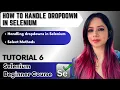 How to Handle Dropdown in Selenium Select Methods in Selenium