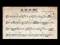 Armstrong Louis, 'La Vie En Rose' Trumpet Solo Transcription Version Bb