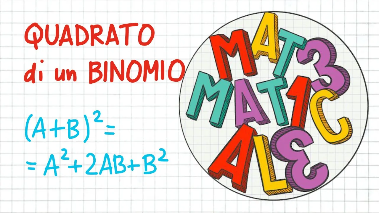 QUADRATO di un BINOMIO - esercizi _ CL41