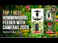 Top 7 Best Smart Hummingbird Feeders with Cameras 2026 Smart AI Solar Powered Bird Feeders