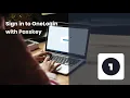 Sign in to OneLogin with Passkey
