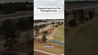 We got another look at The Patch today as construction continues into the new year