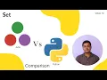 How Julia set is different from Python set data type