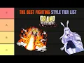 GPO THE BEST UPDATE 11 FIGHTING STYLE TIER LIST