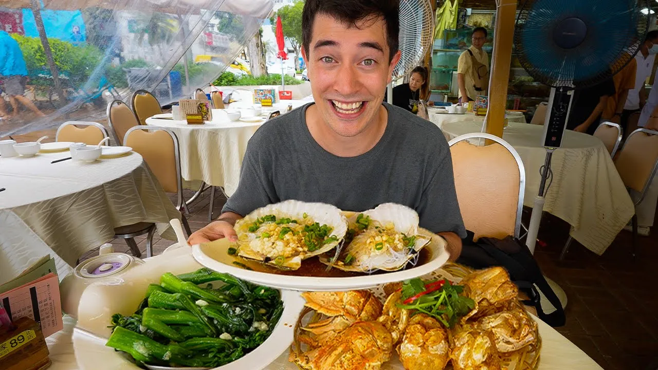 Hong Kong SEAFOOD HEAVEN  $125 Cantonese Food at Hong Kongs ONLY Floating Fish Market!