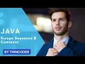 Java Bangla Tutorials 2 - Escape Sequence Comment