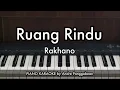 Ruang Rindu - Rakhano | Piano Karaoke by Andre Panggabean