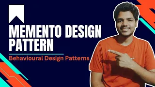 Memento Design Pattern in Java Full Design Patterns Tutorial