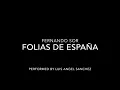 Les Folies d'Espagne, Op. 15.  Fernando Sor