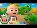 Download Lagu If You're Happy and You Know It! Dinosaur Park 🦖| CoComelon Nursery Rhymes \u0026 Kids Songs