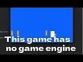 So I made a game in notepad without using a game engine