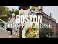 First Glimpse of BOSTON I Boston Common Cheers Thinking Cup Hotel Check-In Historical Sights