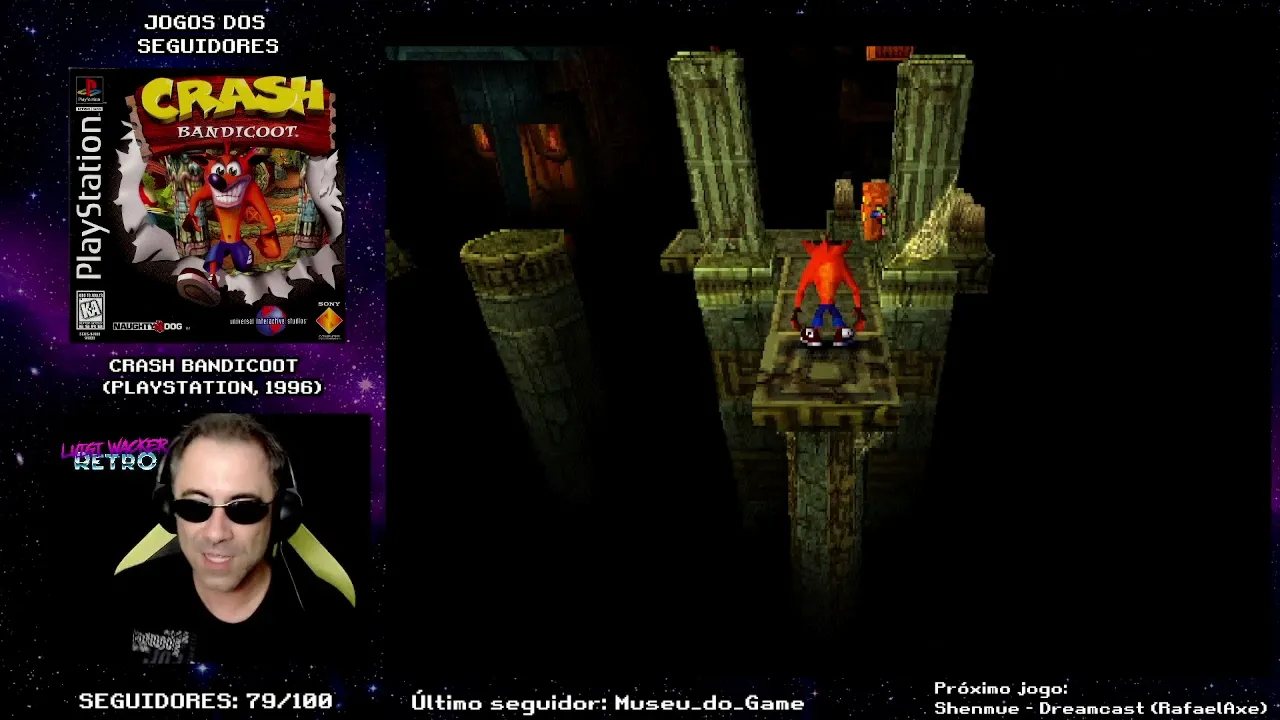 Crash Bandicoot (PS1) - 3° Dia (Jogos dos Seguidores)