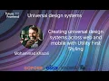 Mo Khazali - Creating universal design systems across web and mobile with Utility First Styling