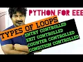 Python for EEE types of loops python by seenu sir