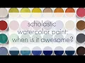 When cheap paint is awesome paint - what s scholastic watercolor paint